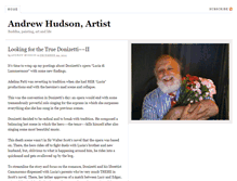 Tablet Screenshot of andrewhudsonartist.com